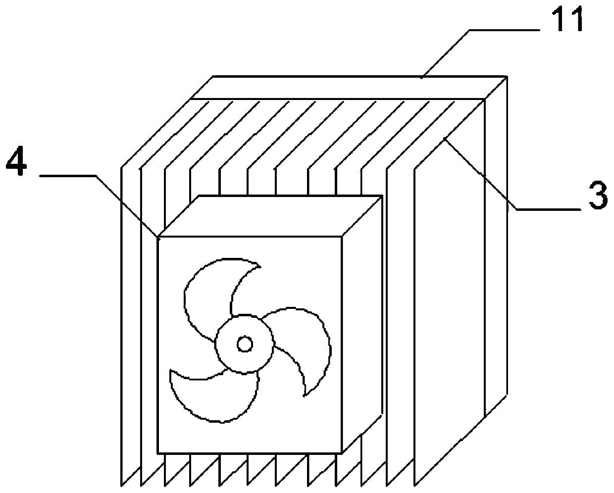 Liquid-cooling heat dissipation device for smart phone