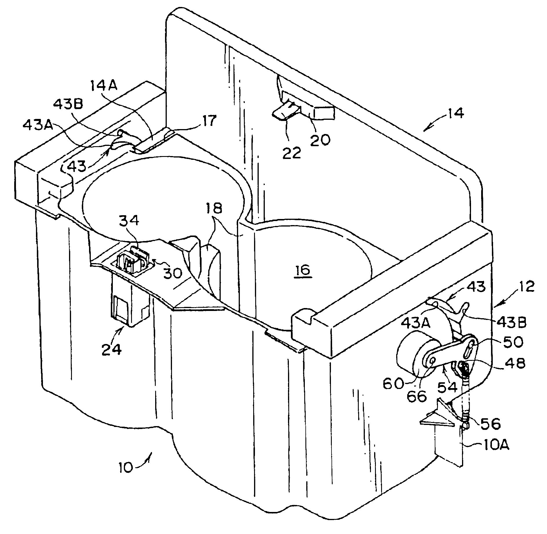 Damping mechanism of opening and closing member, and container holder and automobile door including the same