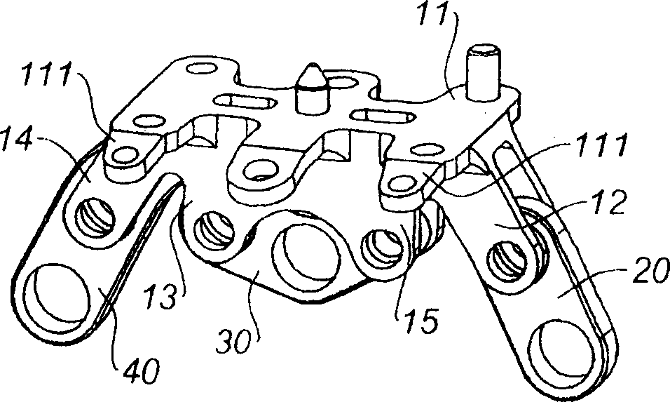 Rear suspension for turbojet engine