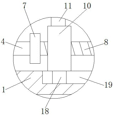 Circuit board dismounting structure