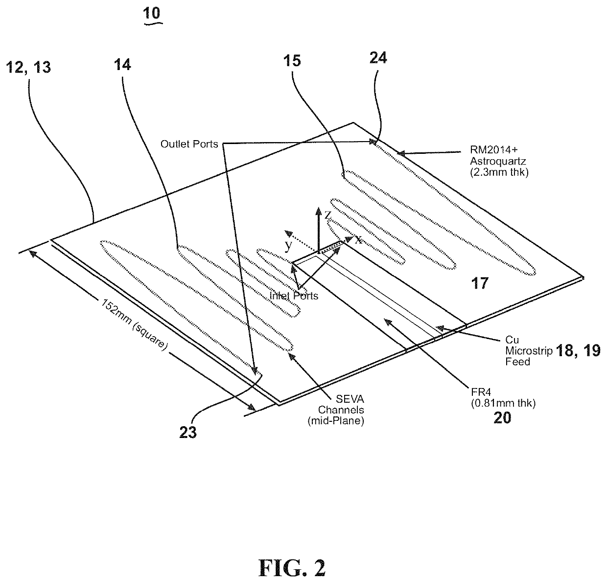 Physically reconfigurable structurally embedded vascular antenna and method of making