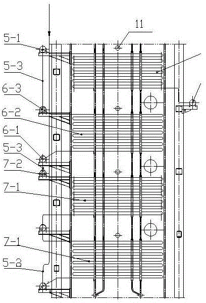 Vertical single-drum refuse-incinerating waste heat boiler