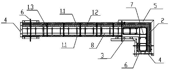 Assembled shear wall with corner and assembled construction method thereof