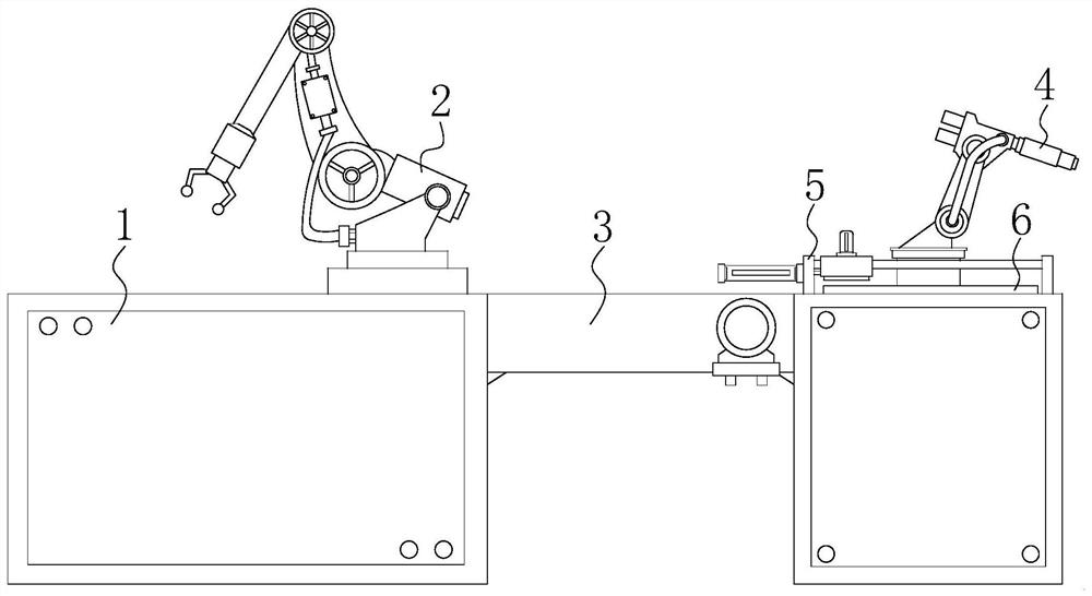 An automatic welding production line for a door panel column and an automatic welding method thereof