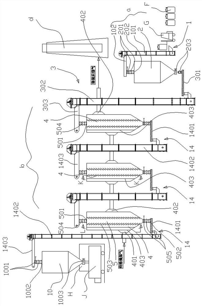 Calcium-based moving bed full-dry desulfurization and dust removal method and device