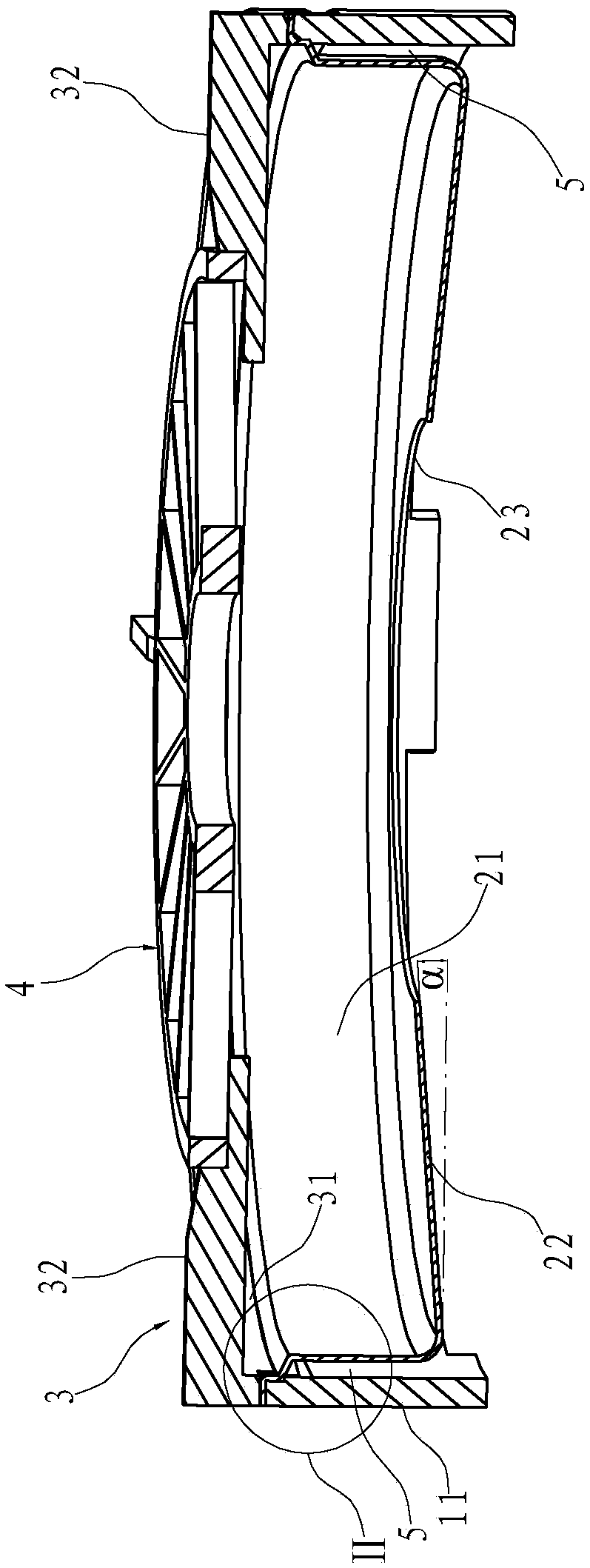 Energy gathering assembly used for gas stove