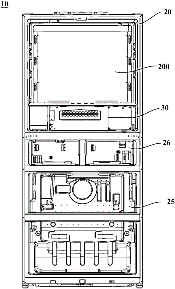 Refrigerating and freezing device