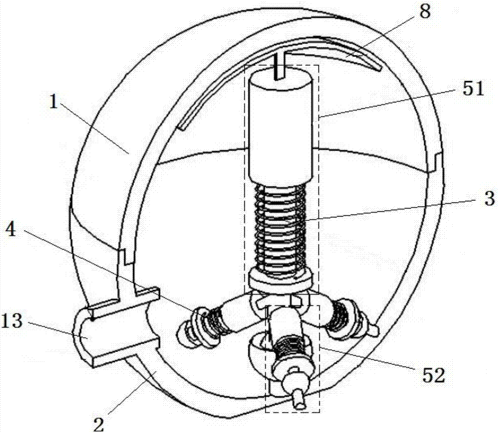 Multi-direction biting force measuring device based on force sensor