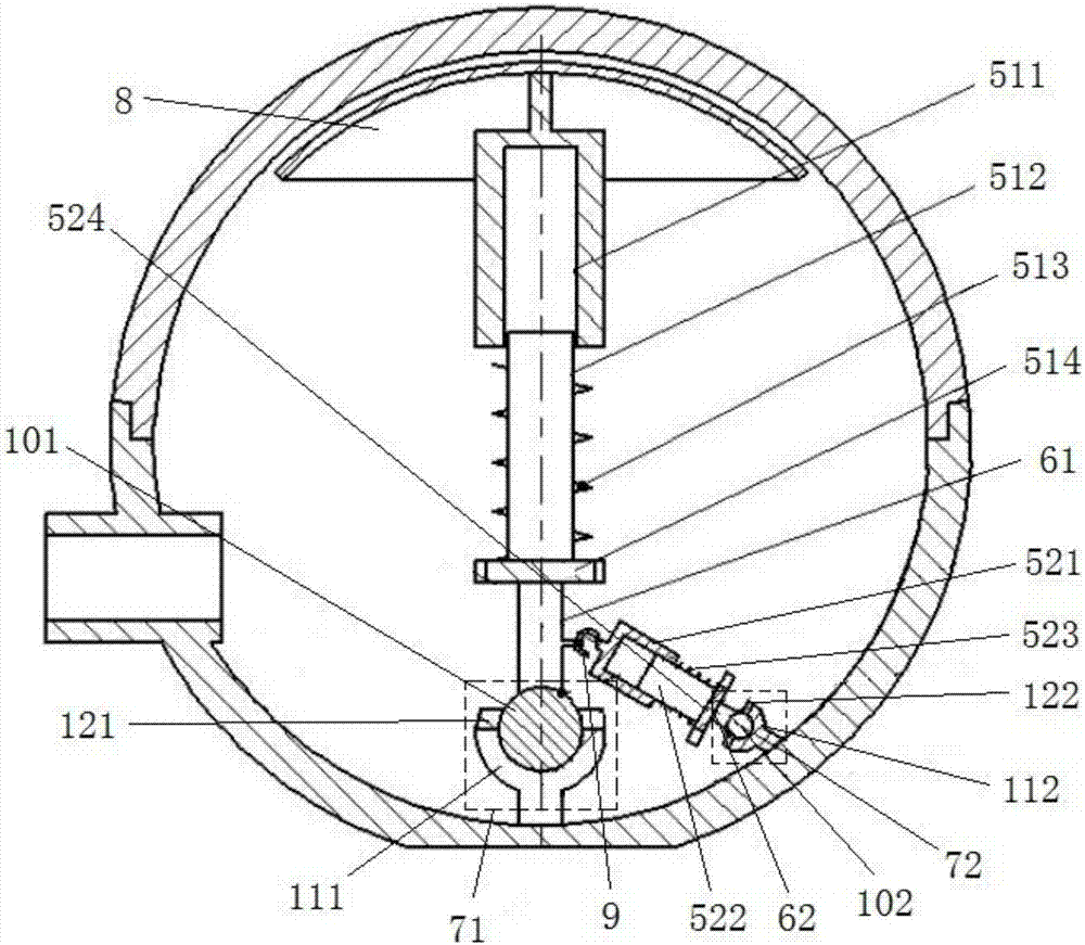 Multi-direction biting force measuring device based on force sensor