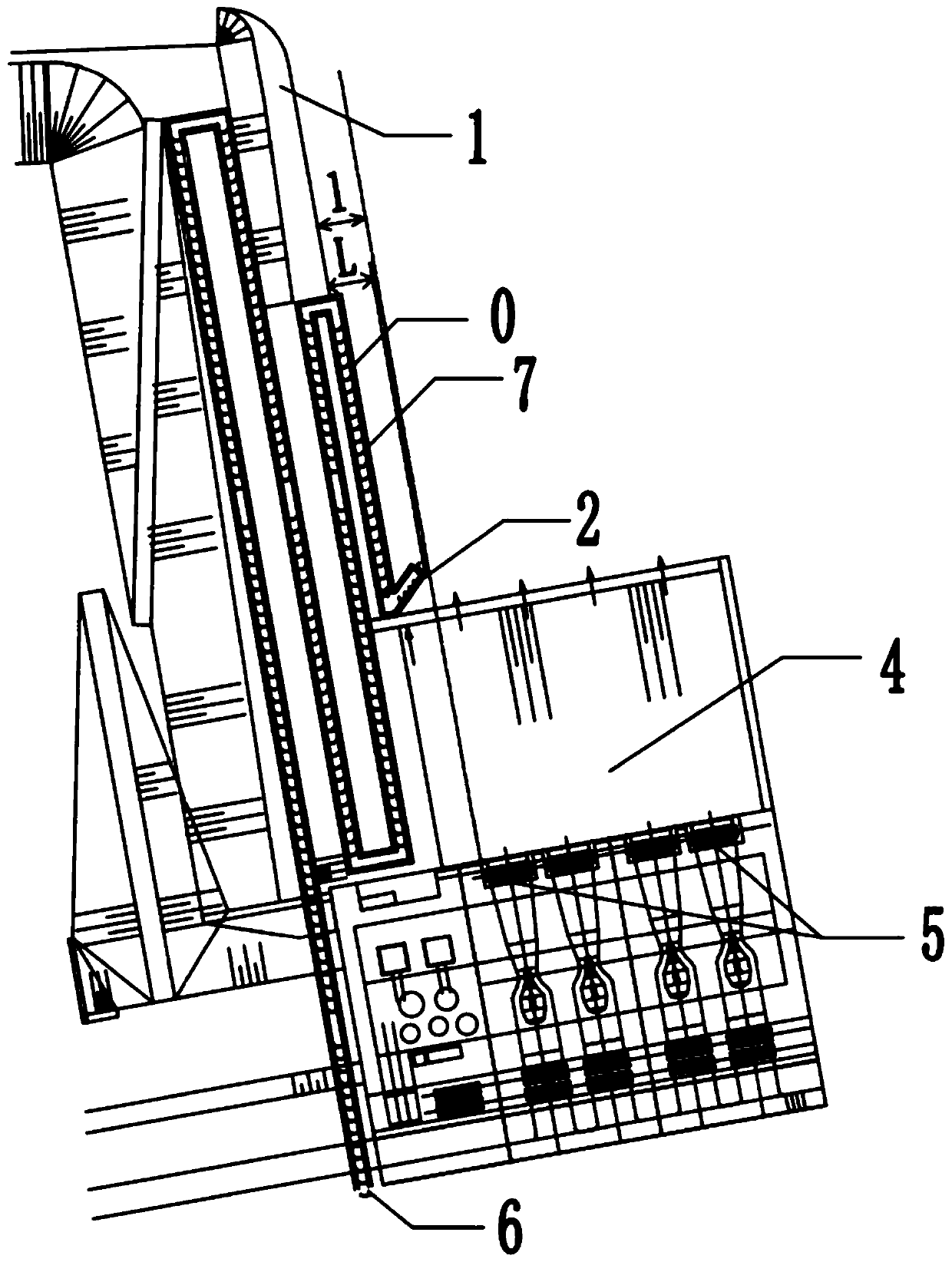 Fishway inlet water-supplementing system, fishway and water-supplementing method