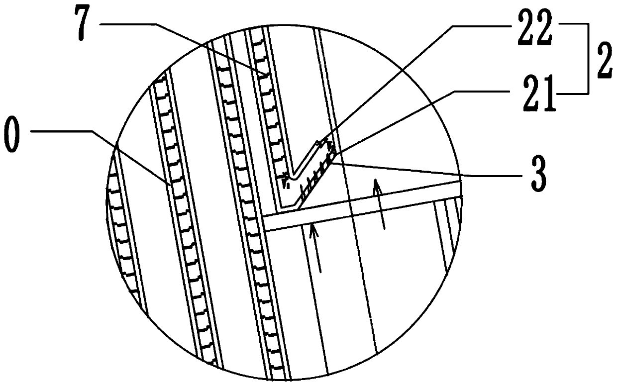 Fishway inlet water-supplementing system, fishway and water-supplementing method