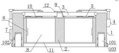 Explosion venting top mechanism and application method