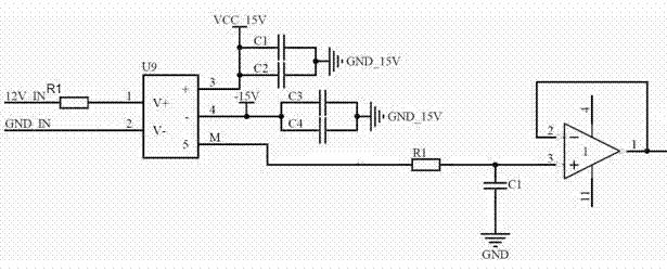 Voltage detection circuit of motor controller for electric vehicle