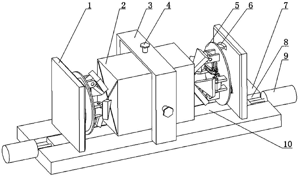 Abandoned iron sheet square bucket disposal device