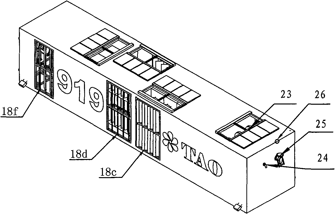 Large tunnel dust removal plant and dust removal method thereof