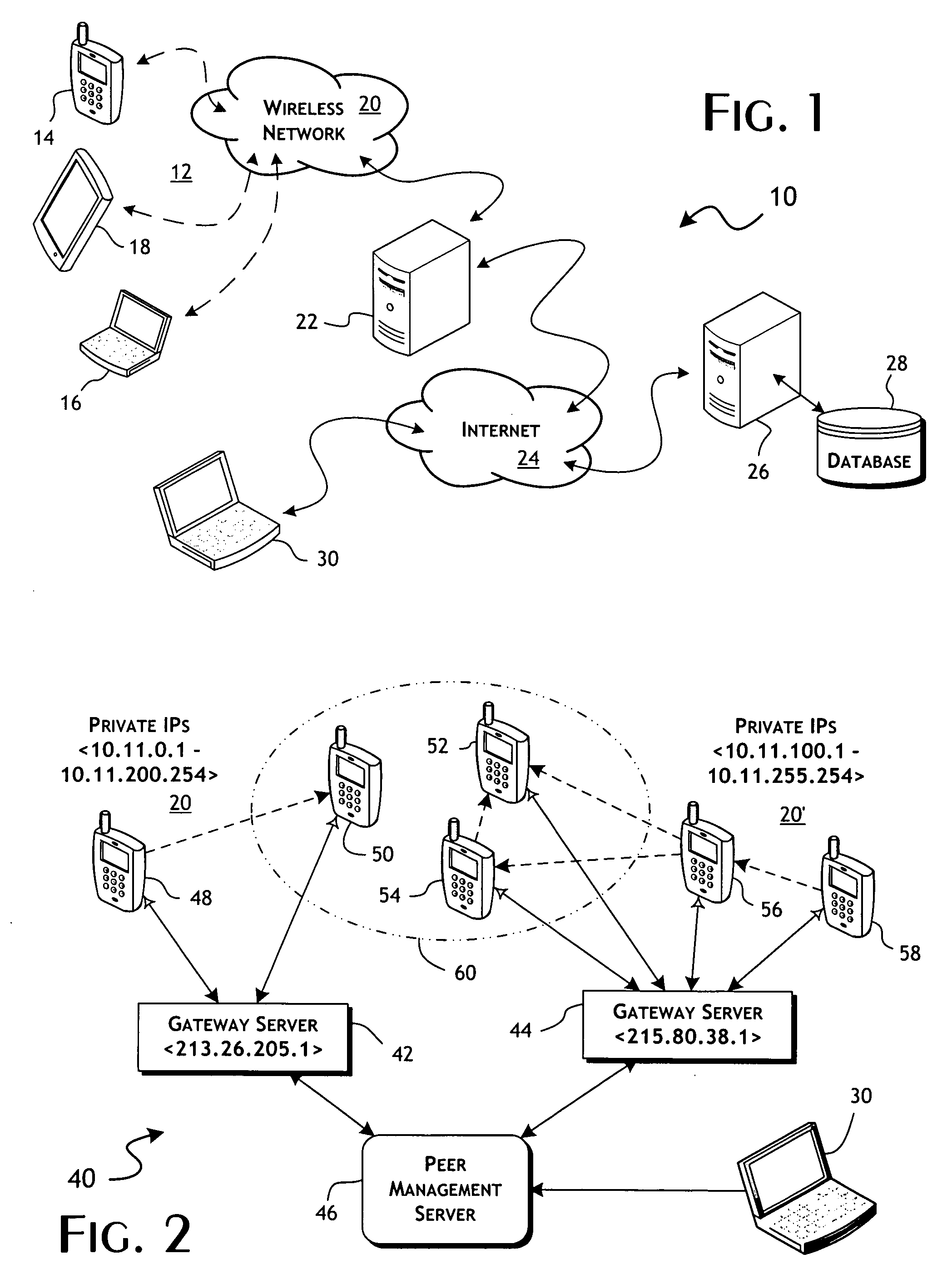 Peer shared server event notification system and methods