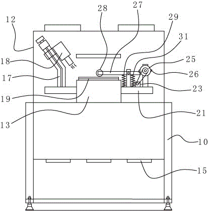 Dust and chip removing device for paperboard