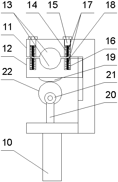 Power transmission and transformation line crystal cleaning device