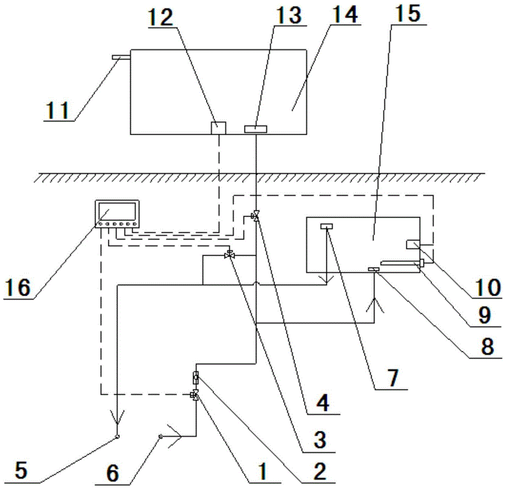 A double-tank solar water heater and a control method for the double-tank water heater