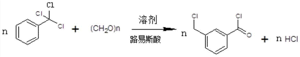 A kind of synthetic method of 3-chloromethylbenzoyl chloride