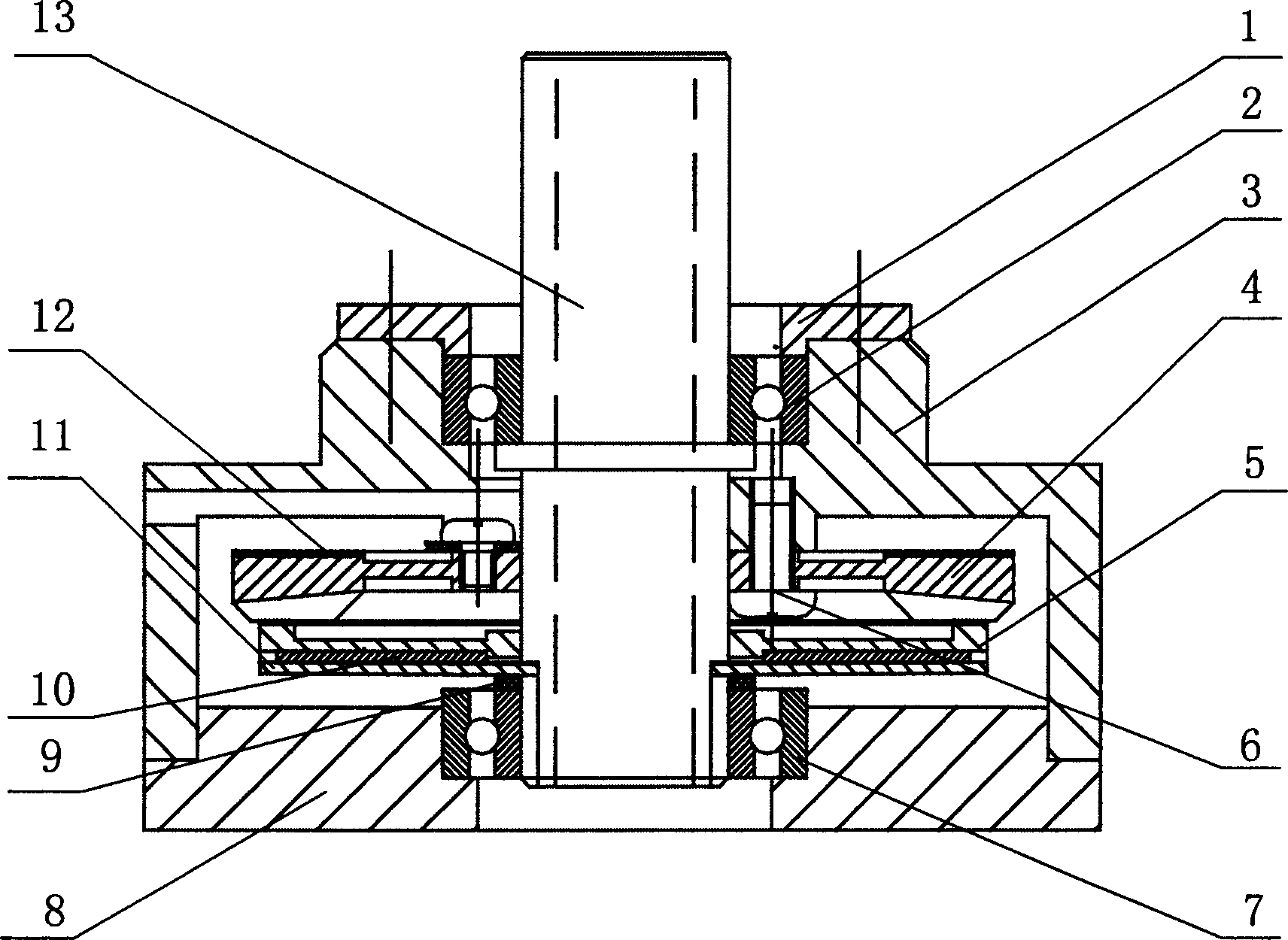 Ultrasonic motor for monitor cradle