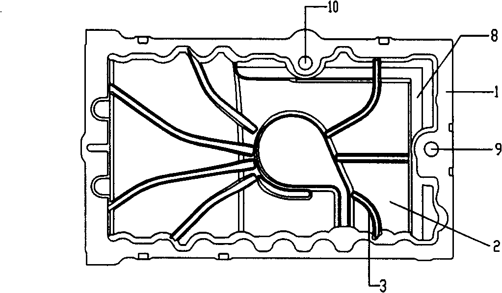 Engine oil bottom shell