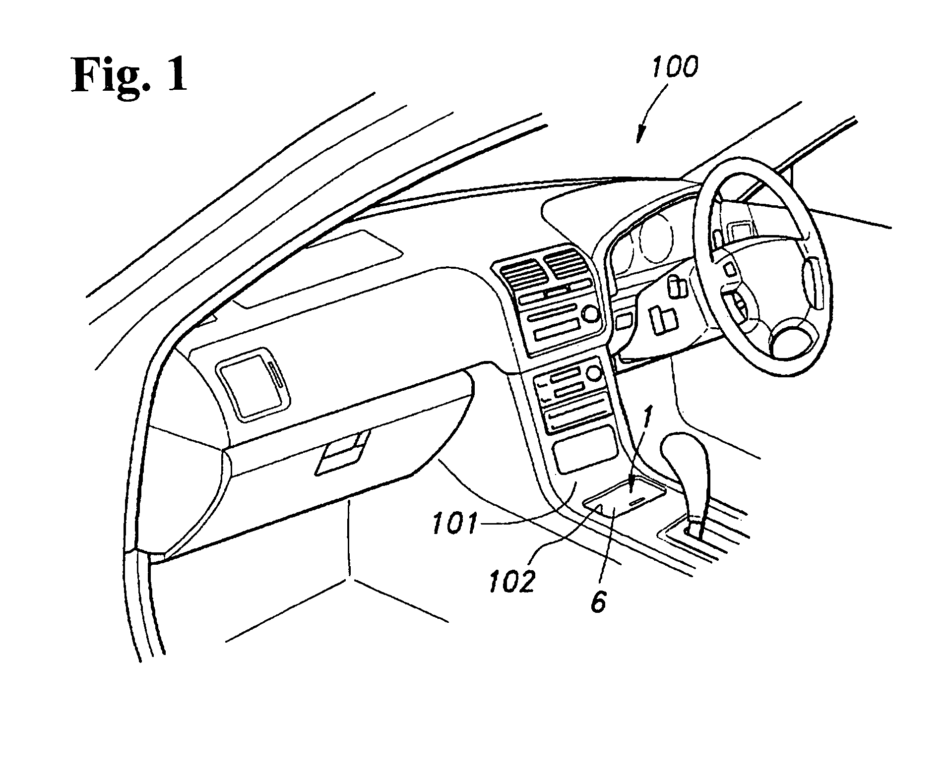 Cup holder with flexible protruding portion