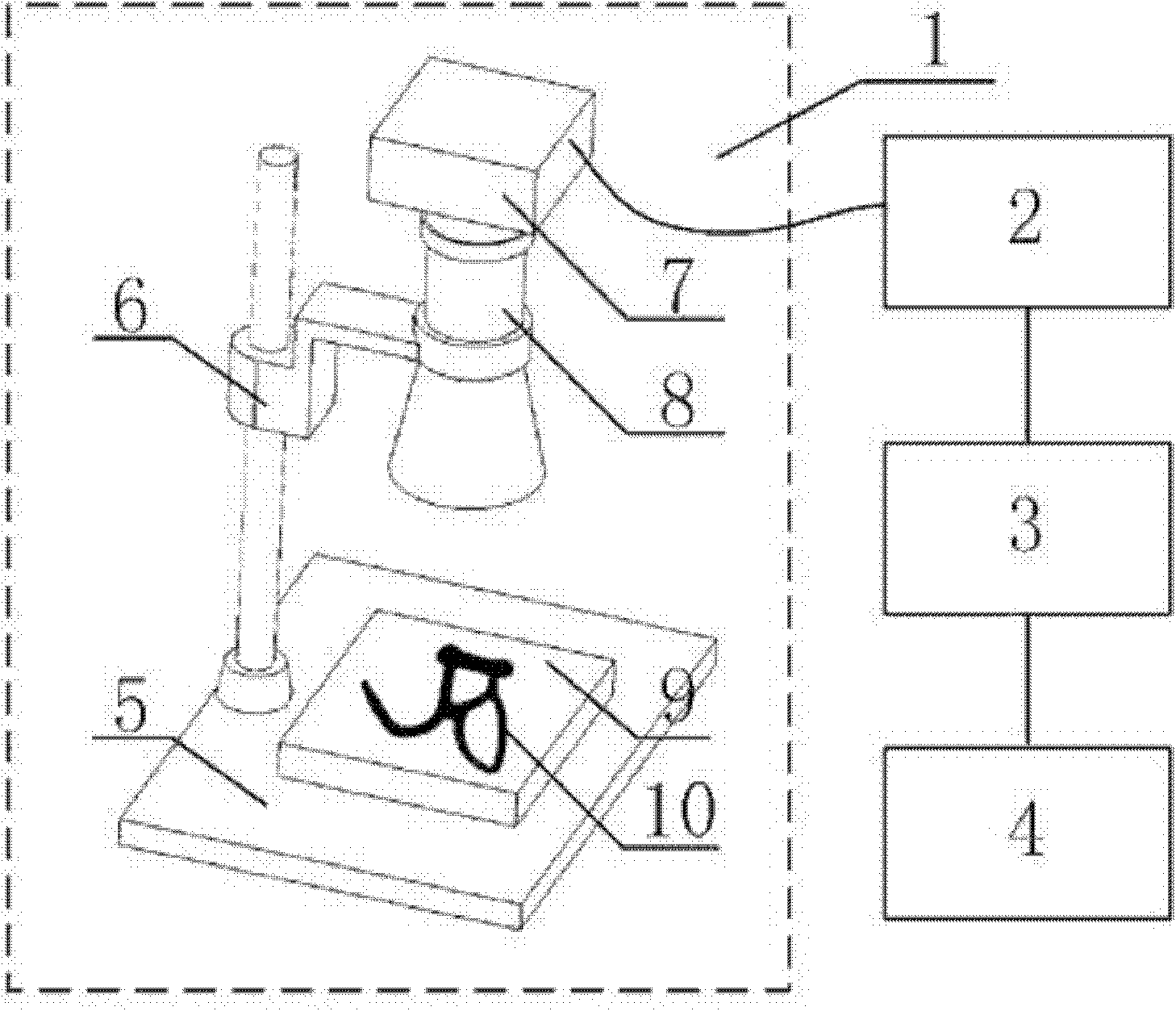 Method and device for measuring section contour of sealing strip of vehicle based on image matching