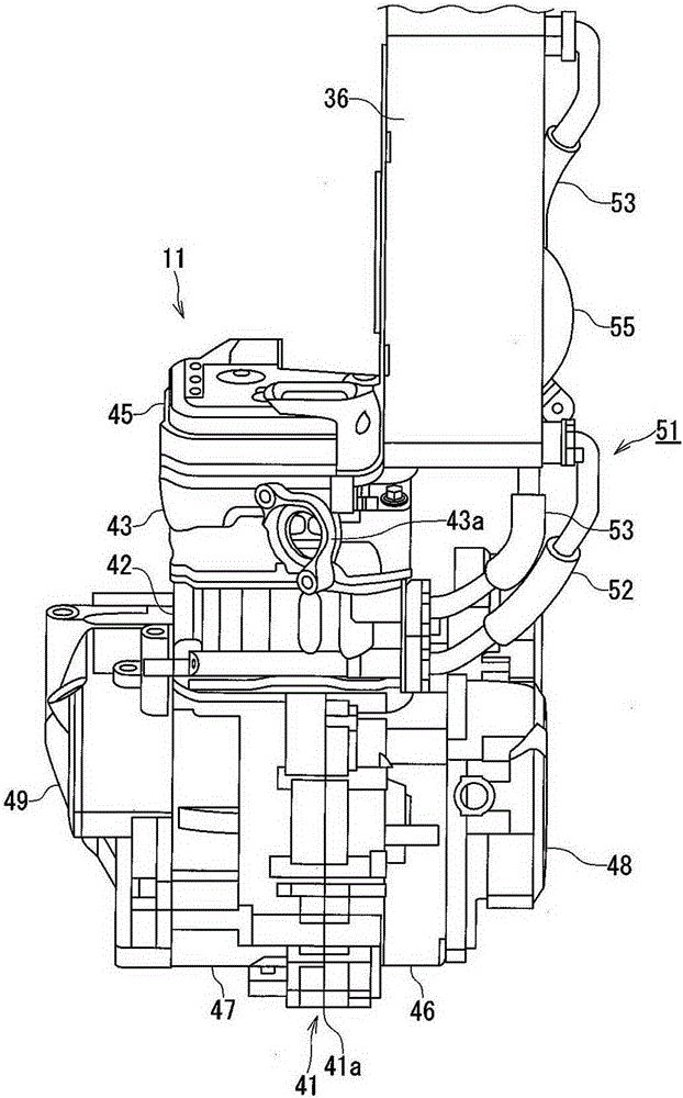 Lubricating oil passageway structure of internal combustion engine