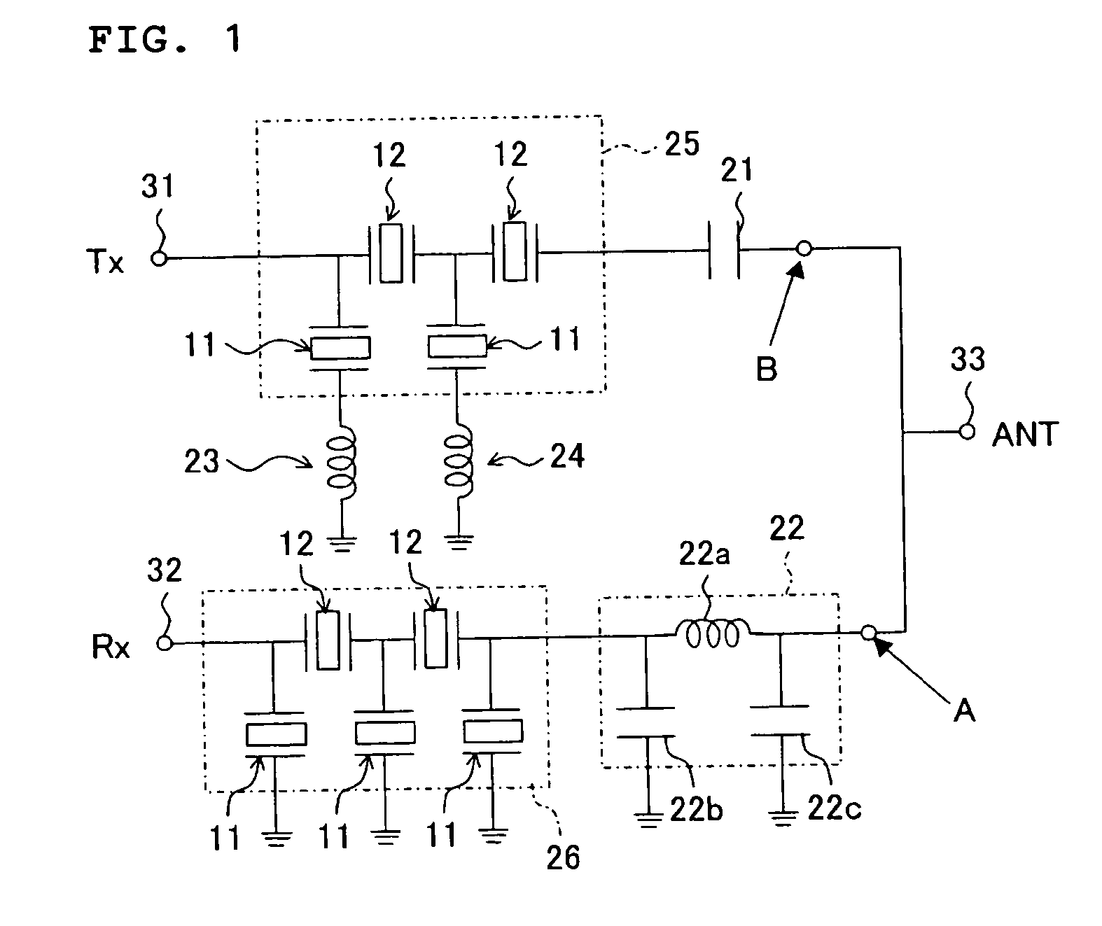 Branching filter and communication device