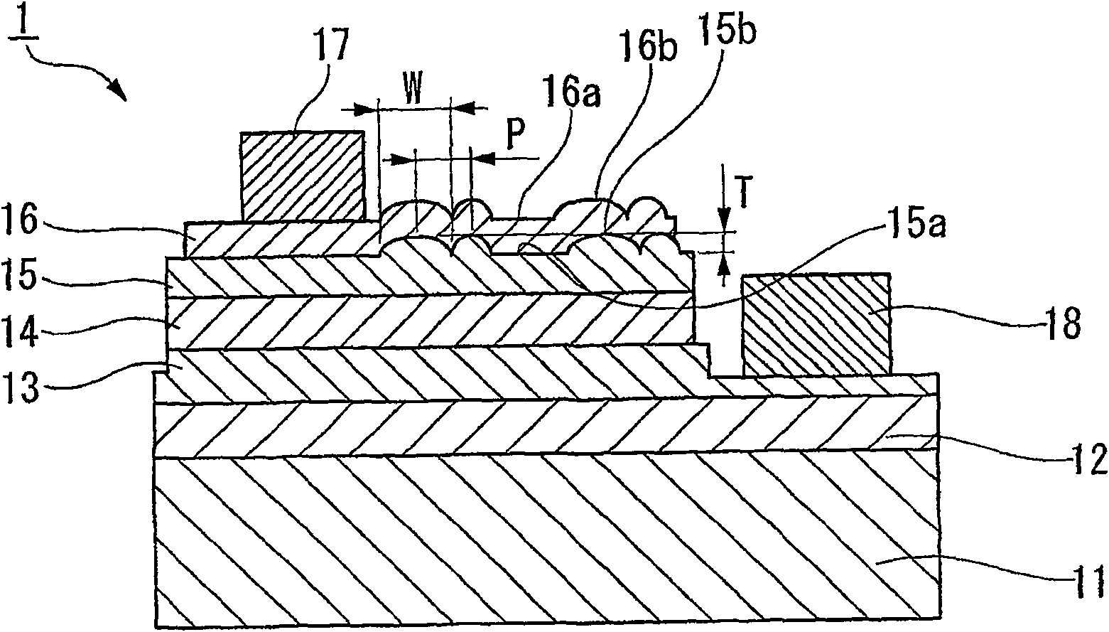 Gallium-nitride-based compound semiconductor light emitting element and its manufacturing method