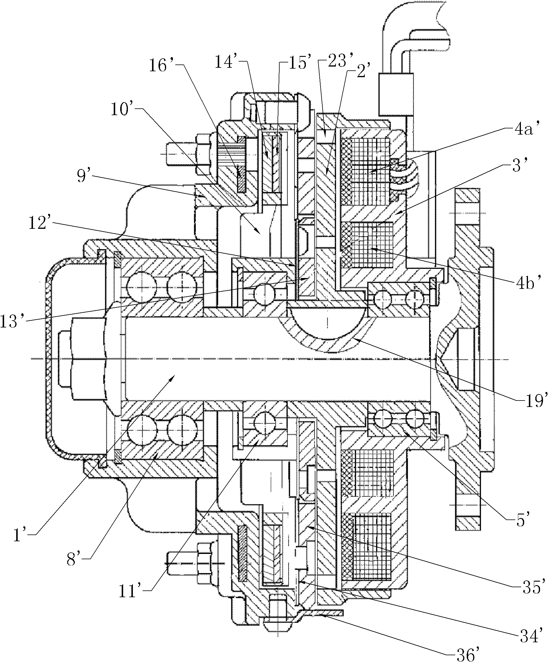 Electromagnetic fan clutch, manufacturing method and control method for electromagnetic fan clutch