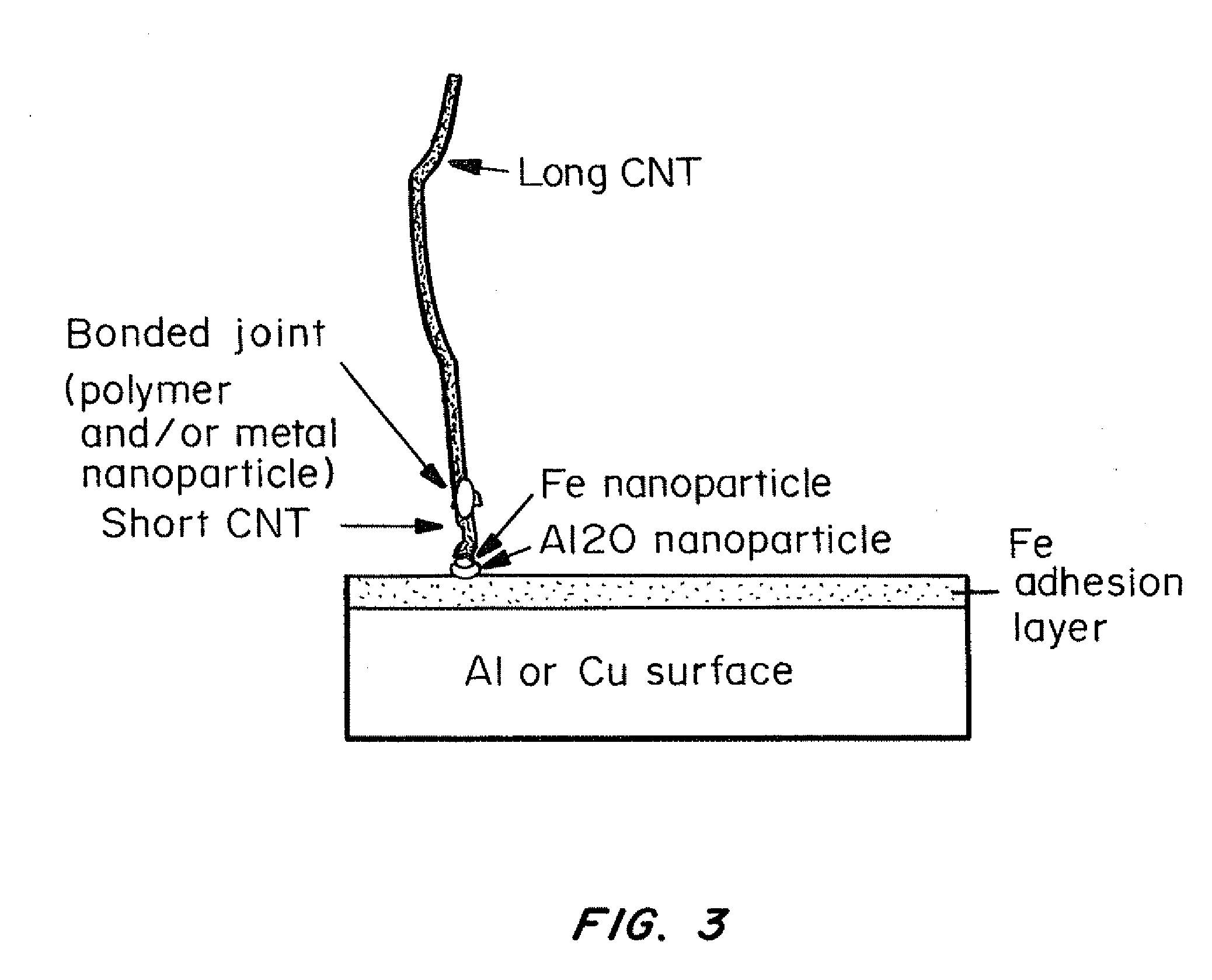 Vertically aligned arrays of carbon nanotubes formed on multilayer substrates