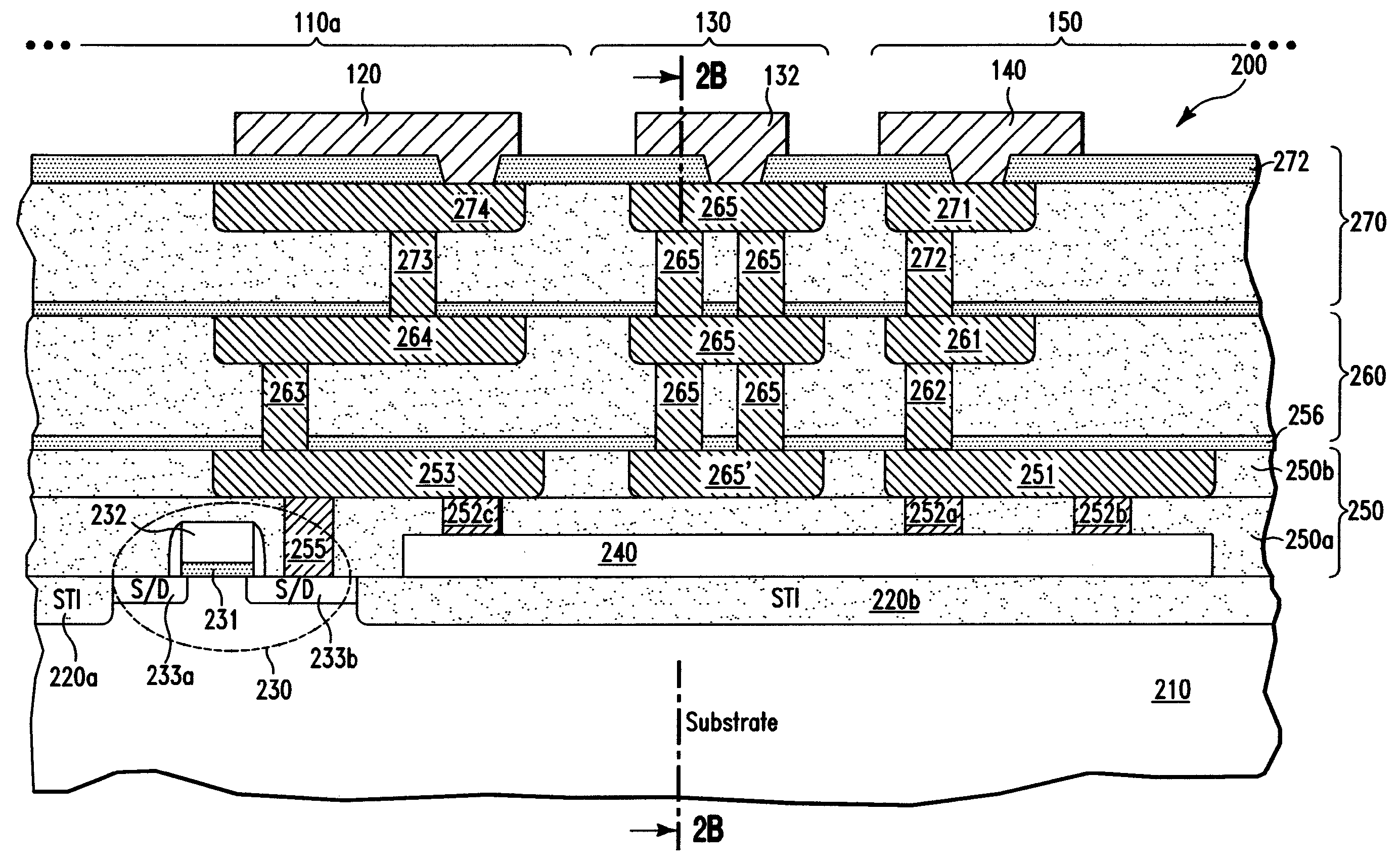 Probing pads in kerf area for wafer testing