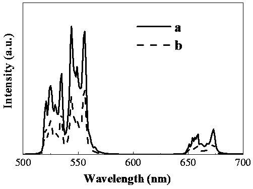 Lithium-erbium-ytterbium triple-doped sodium niobate upconversion material as well as preparation method and application thereof