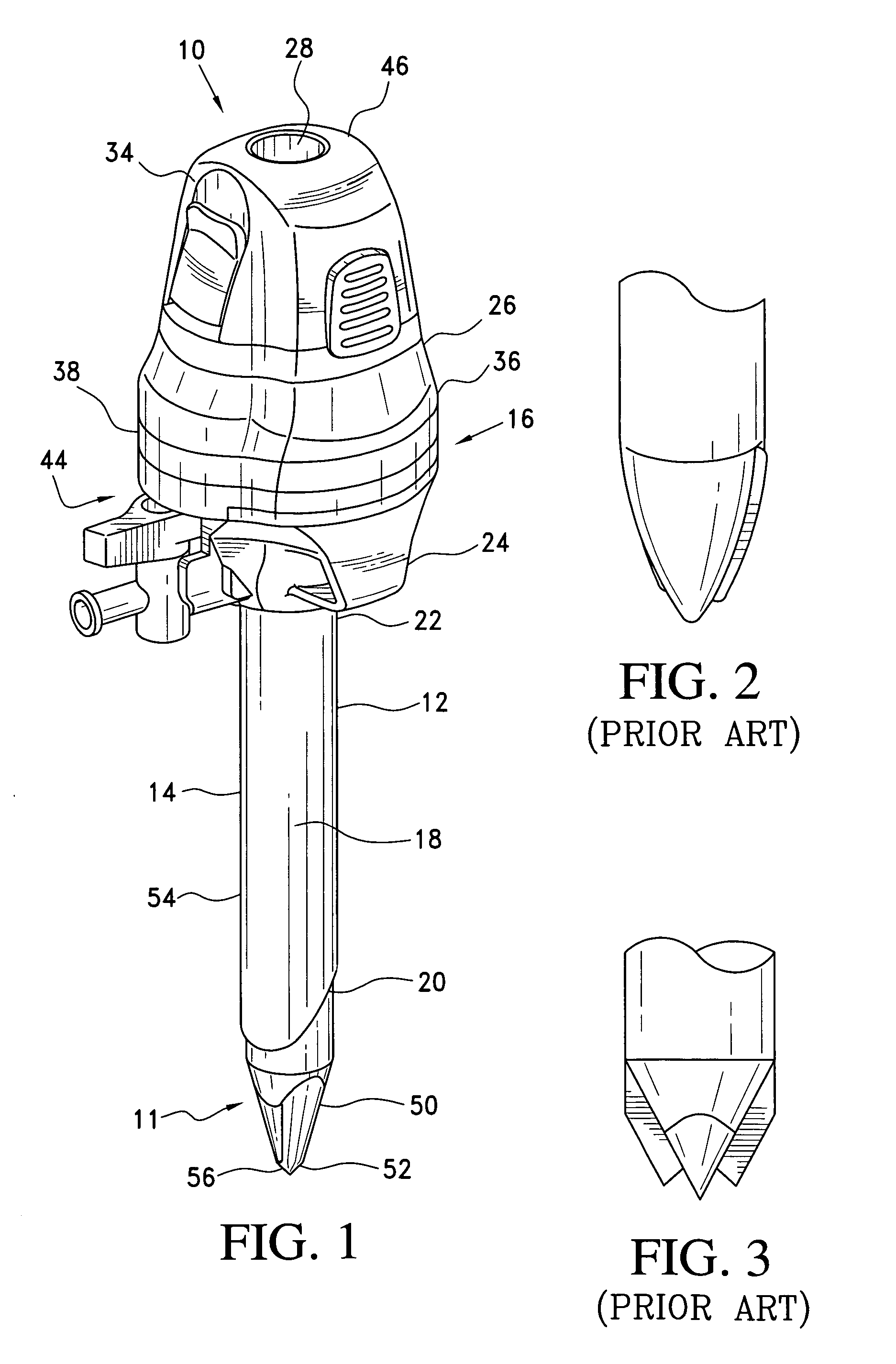 Trocar obturator with cutting edges