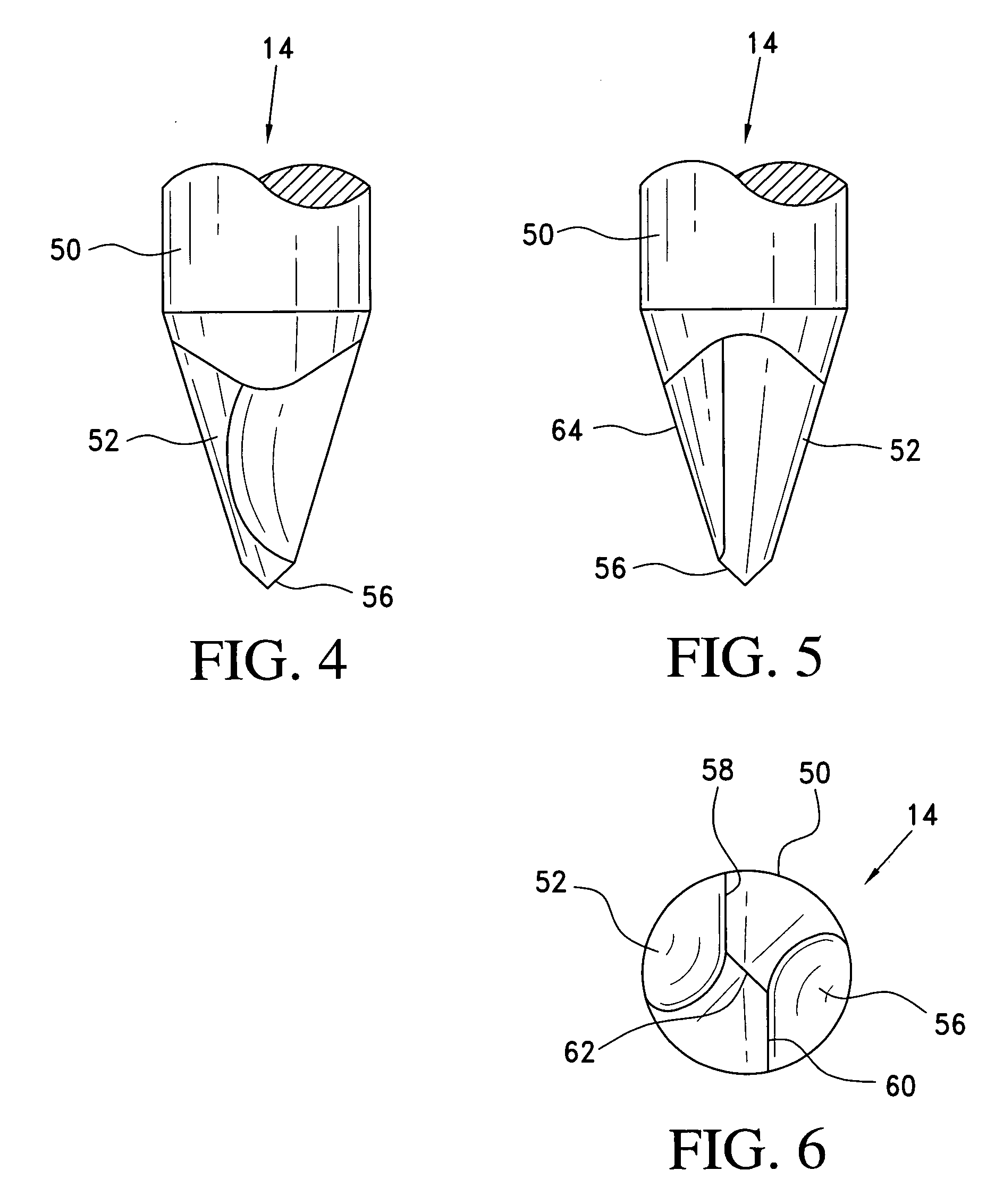 Trocar obturator with cutting edges