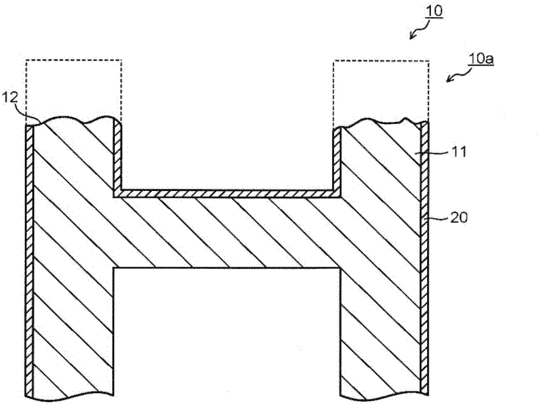 Repair method of gas turbine moving blade and gas turbine moving blade