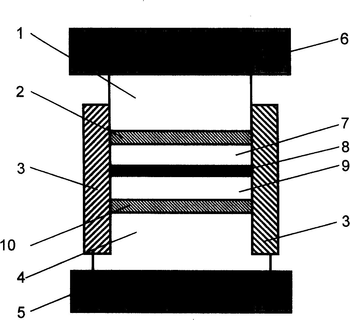 Method diffusion welding titanium alloy and copper alloy using niobium central layer