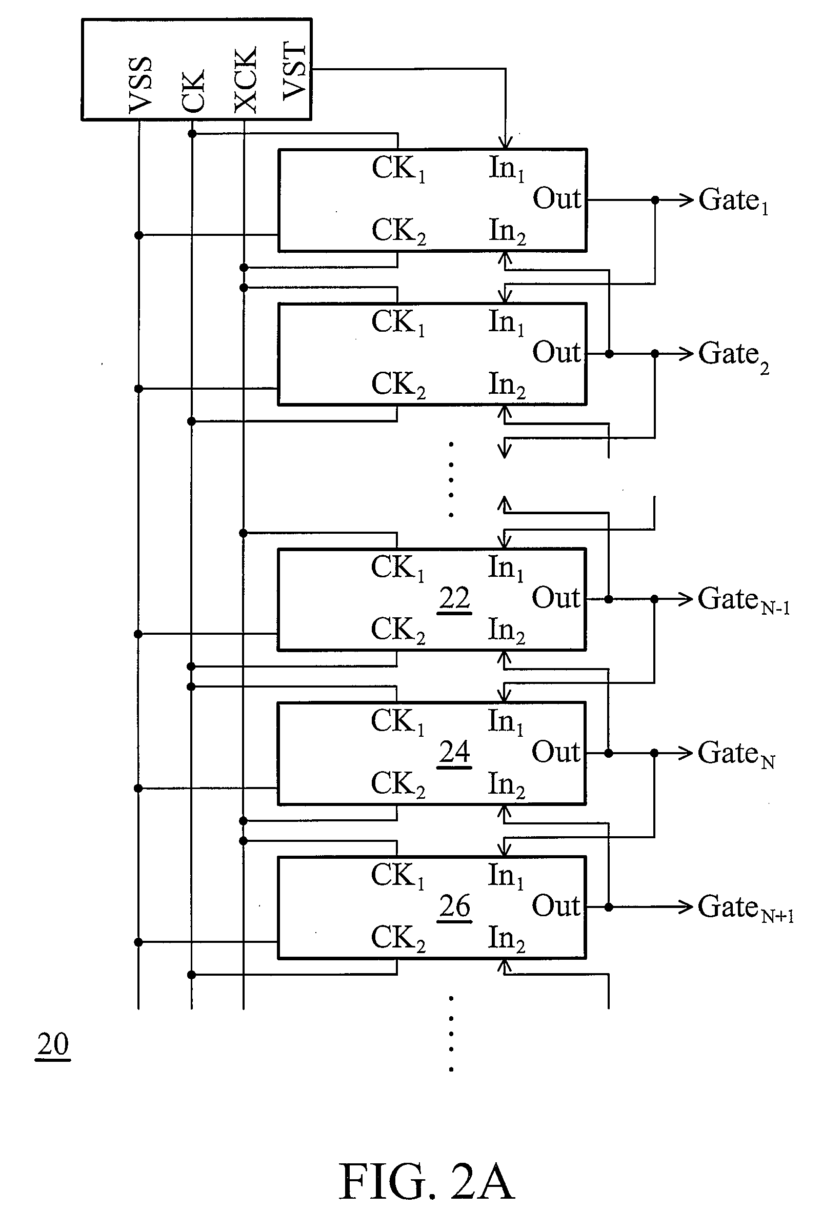 Shift register arrays