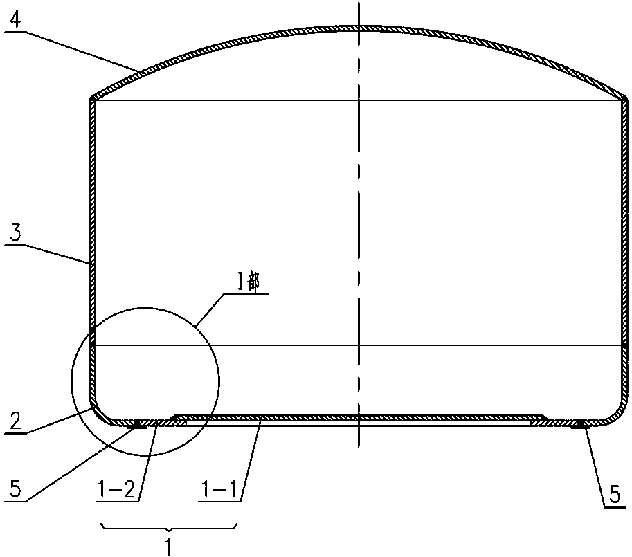 Steel welded vertical large oil tank