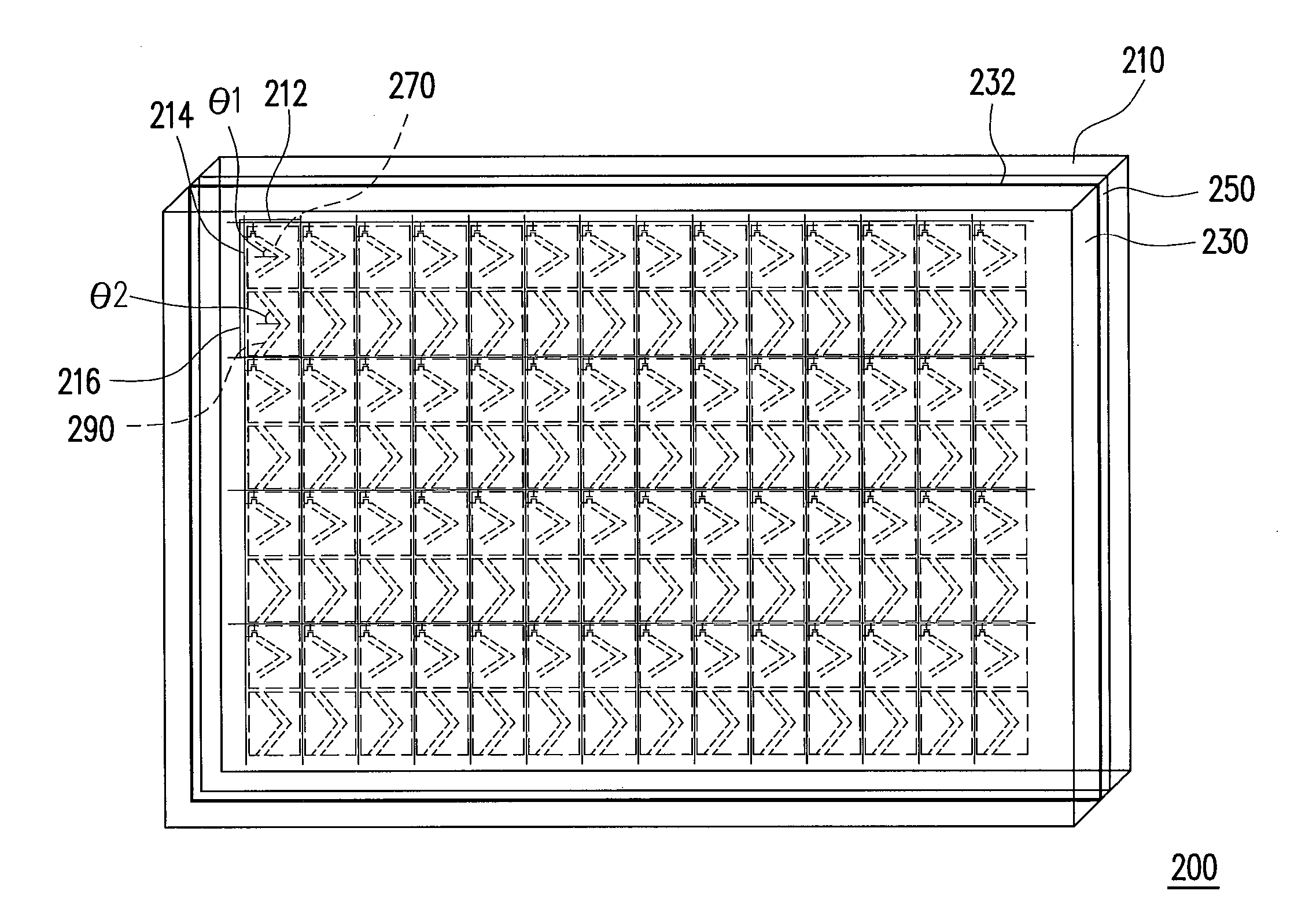 Liquid crystal display panel and array substrate thereof