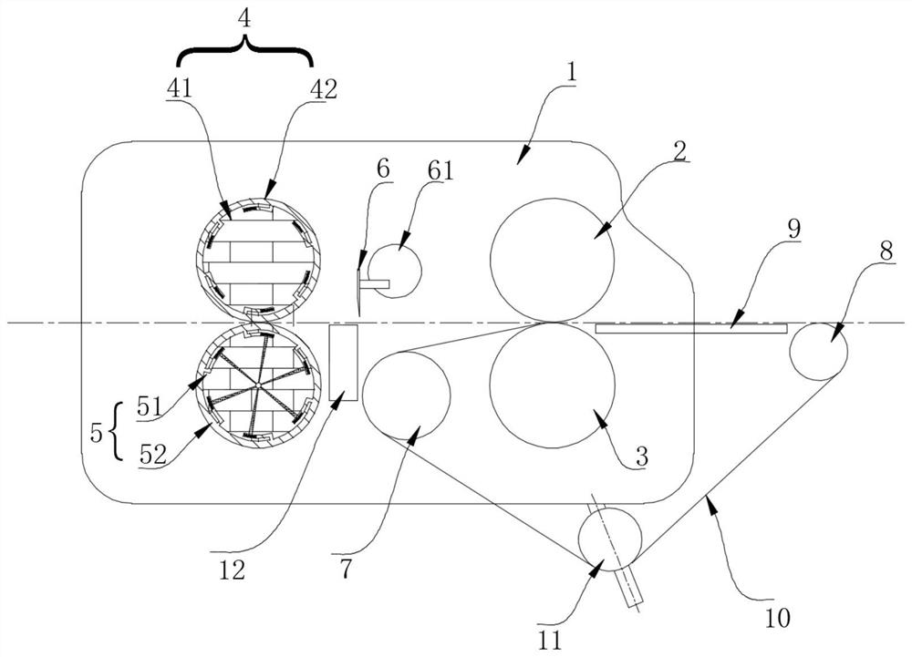 A film coating device for a packaging machine