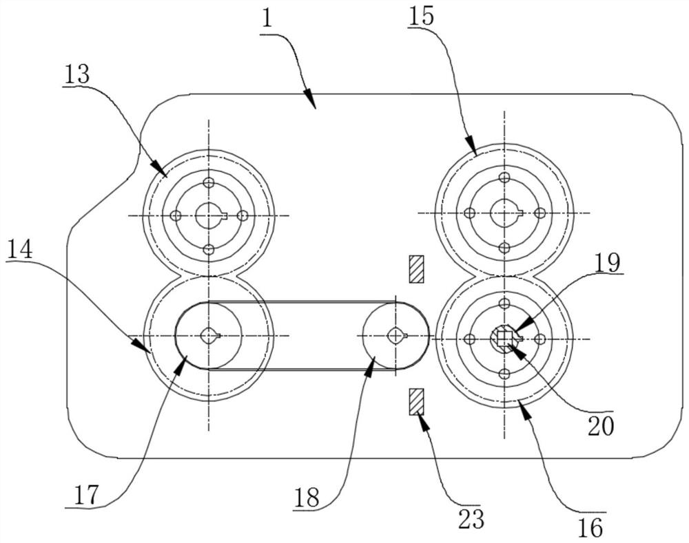 A film coating device for a packaging machine