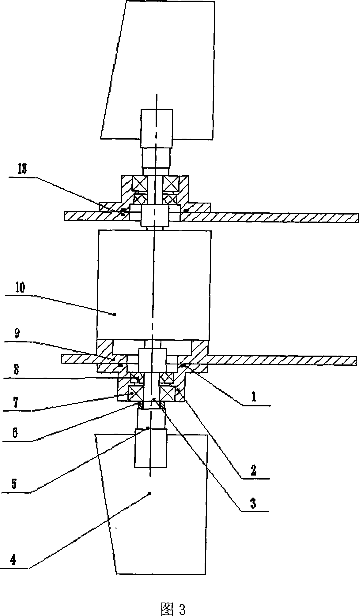 Modular steering engine of ship underwater