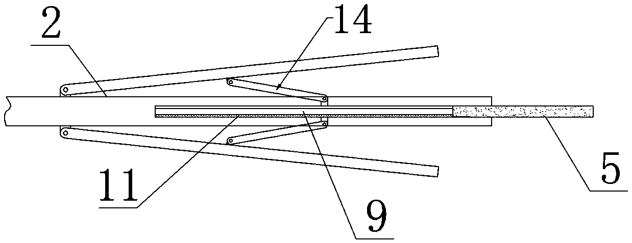 Backpack type fruit tree trimming device