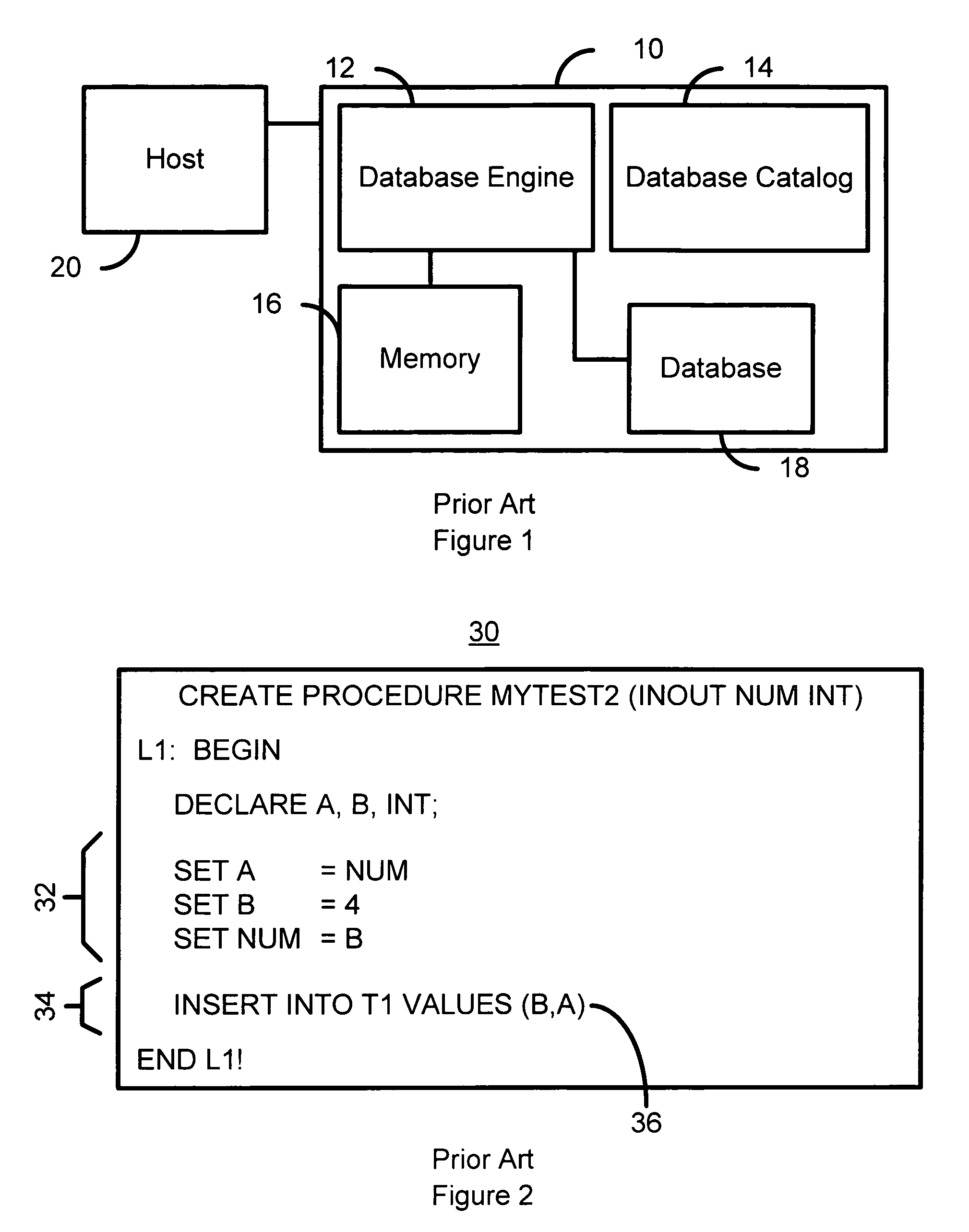 Global dynamic variable storage for SQL procedures