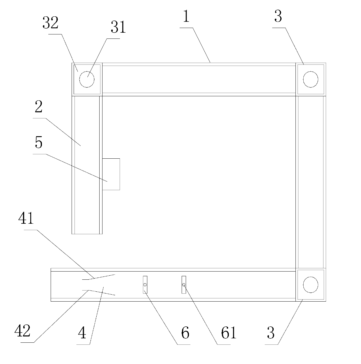 Transmission device for production line of outdoor unit of air conditioner