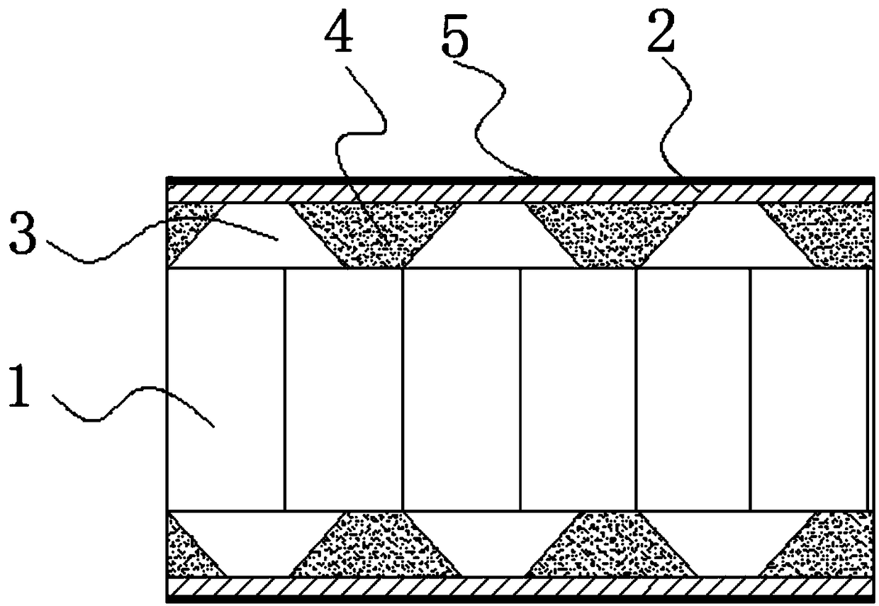 Honeycomb cardboard for packaging