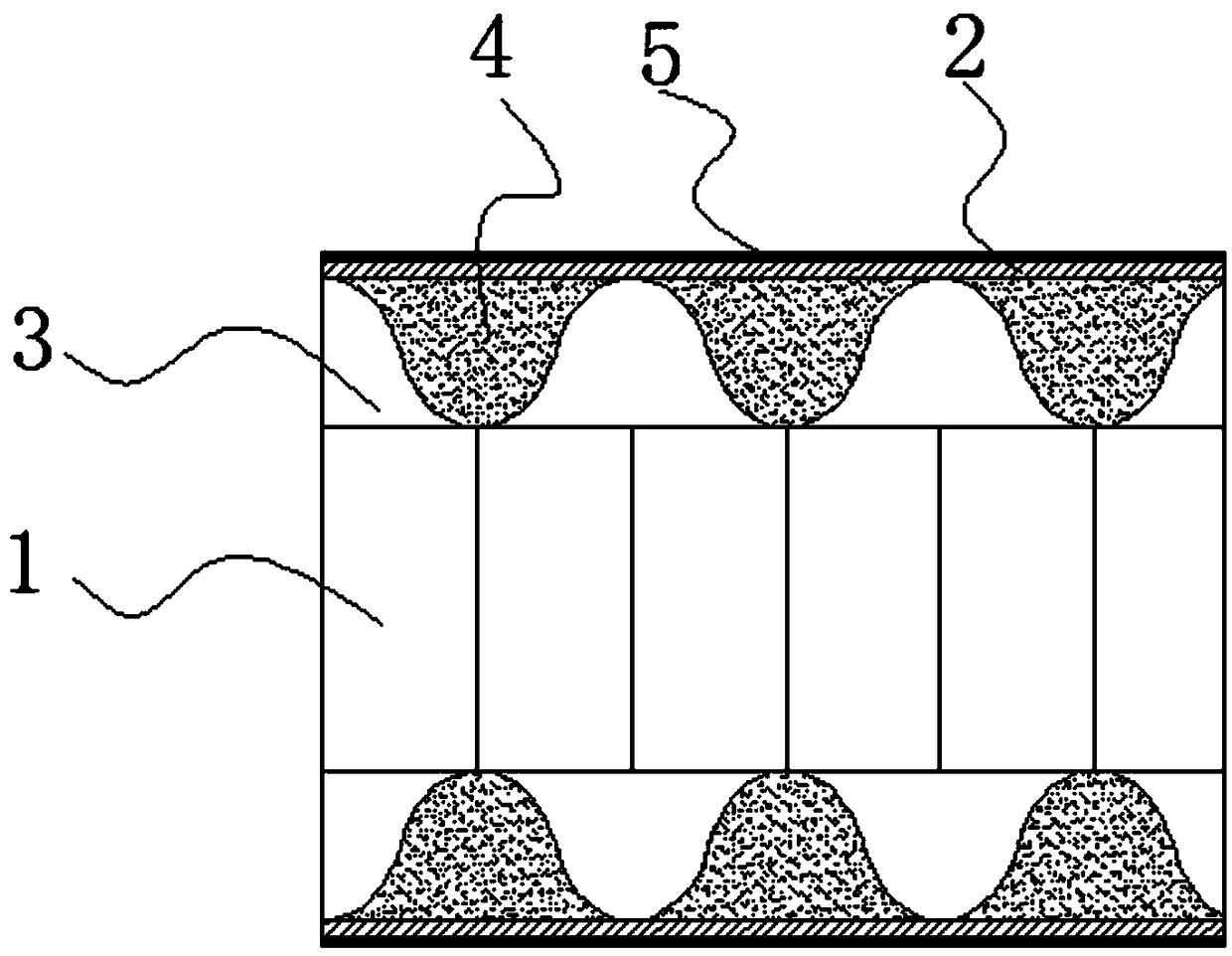 Honeycomb cardboard for packaging